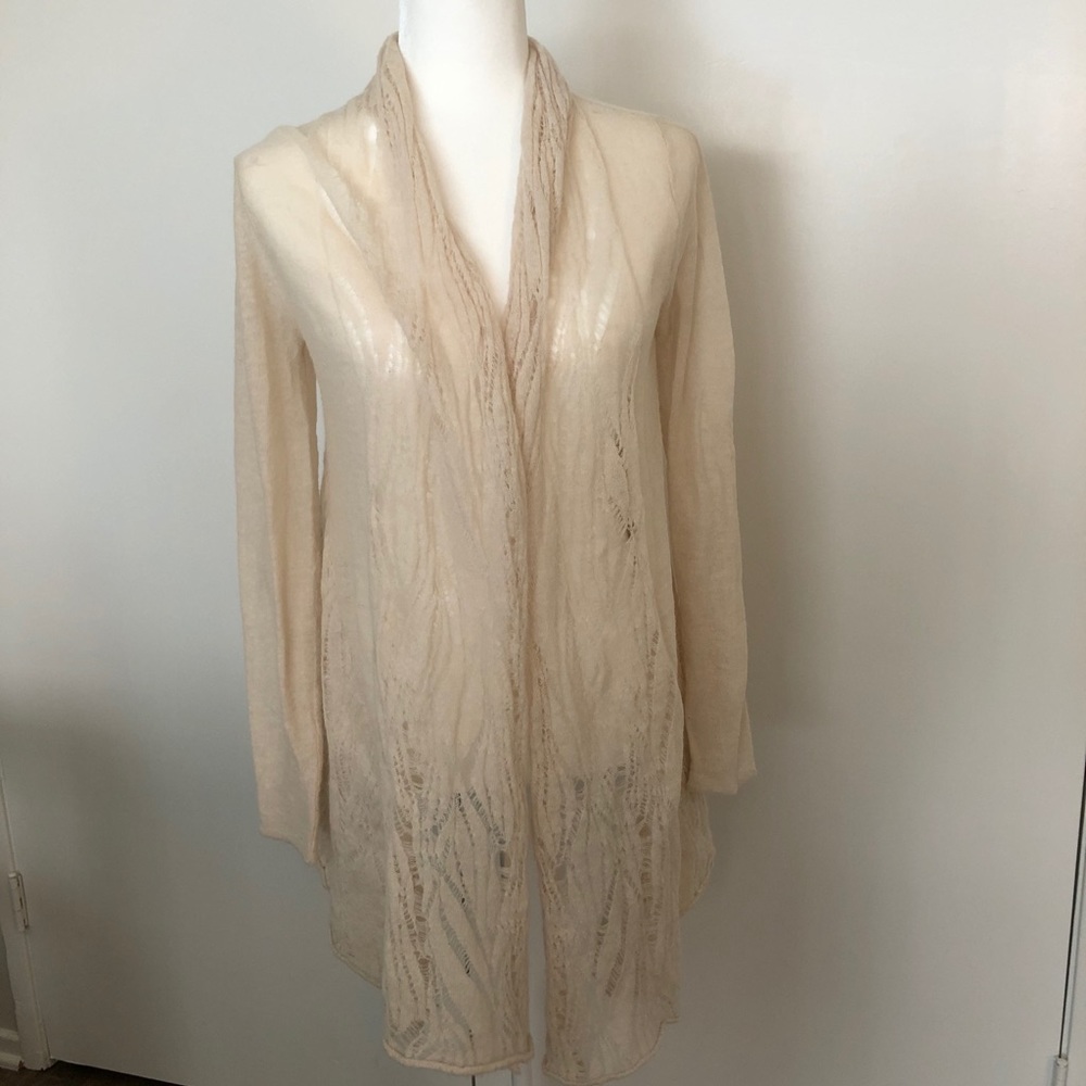 Free People sheer sweater/wrap